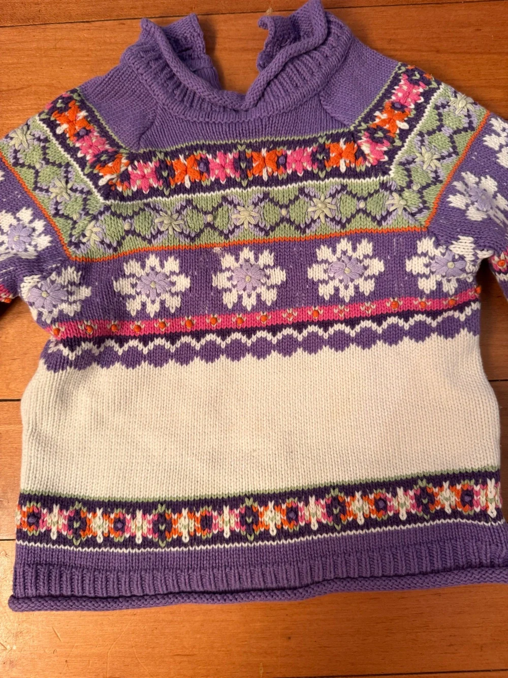 Fair Isle Mock-Neck Sweater